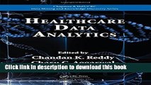 [Popular] Books Healthcare Data Analytics (Chapman   Hall/CRC Data Mining and Knowledge Discovery