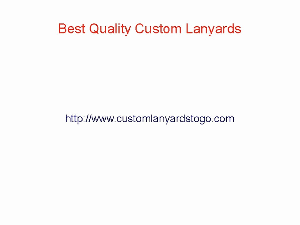 Custom Lanyards at Best Price