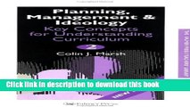 [Popular Books] Key Concepts for Understanding theCurriculum (Falmer Press Teachers  Library) (Vol