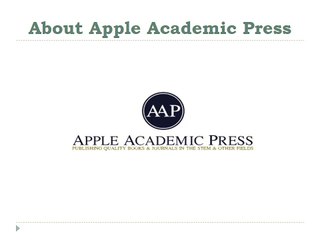 Apple Academic Press, Reviews