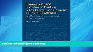FAVORIT BOOK Commercial and Investment Banking and the International Credit and Capital Markets: A
