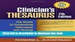 [Popular] Books Clinician s Thesaurus, 7th Edition: The Guide to Conducting Interviews and Writing
