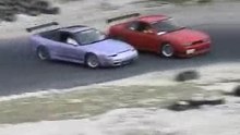 Close Drifting Car