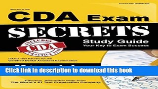 [Fresh] Secrets of the Cda Exam Study Guide: Danb Test Review for the Certified Dental Assistant