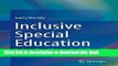 Books Inclusive Special Education: Evidence-Based Practices for Children with Special Needs and
