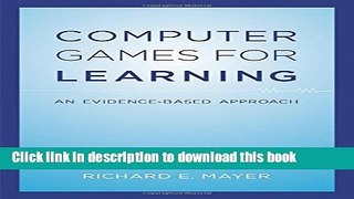 [Fresh] Computer Games for Learning: An Evidence-Based Approach (MIT Press) New Books