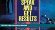 FAVORIT BOOK Speak and Get Results: Complete Guide to Speeches   Presentations Work Bus FREE BOOK