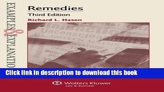 [PDF] Examples   Explanations: Remedies, Third Edition [Online Books]