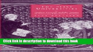[Popular Books] The First Universities: Studium Generale and the Origins of University Education