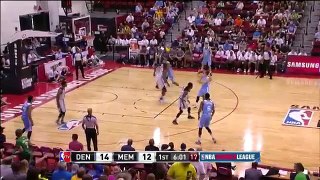 Petr Cornelie 19 Pts Highlights - Nuggets vs Girzzlies - July 9, 2016 - 2016 NBA Summer League