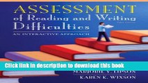 [Fresh] Assessment of Reading and Writing Difficulties: An Interactive Approach (5th Edition)