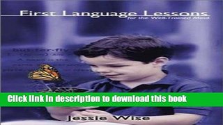 [Fresh] First Language Lessons for the Well-Trained Mind Online Ebook