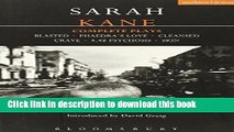 [Popular] Books Sarah Kane: Complete Plays (Contemporary Dramatists) Full Download