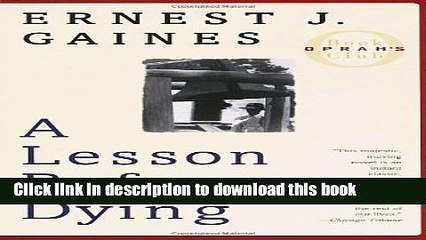 [PDF] A Lesson Before Dying (Oprah s Book Club) Free E-Book