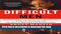 [Popular] Books Difficult Men: Behind the Scenes of a Creative Revolution: From The Sopranos and