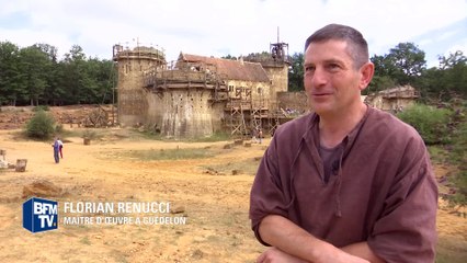 Un château médiéval en construction à Guédelon, dans l’Yonne