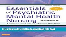 [Popular] Books Essentials of Psychiatric Mental Health Nursing - Revised Reprint, 2e Full Online