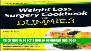 [Popular] Books Weight Loss Surgery Cookbook For Dummies Free Online