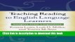 [Fresh] Teaching Reading to English Language Learners: Insights from Linguistics New Ebook