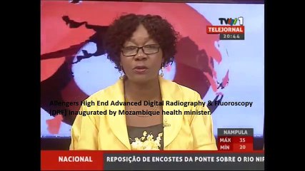 Digital Radiography & Fluoroscopy (DRF) Inaugurated by Mozambique health minister.