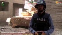Сирия. Момент ранения сирийской армией террористического репортера Аль-Джазира