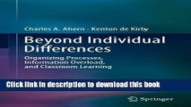 Ebooks Beyond Individual Differences: Organizing Processes, Information Overload, and Classroom