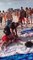 Policier VS deux hommes sur la plage (Floride) - Costaud le mec