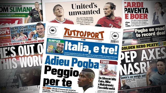 Pogba condamne 4 stars de MU, Nasri désespère Guardiola (Revue de presse)