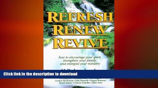 DOWNLOAD Refresh Renew Revive READ PDF FILE ONLINE