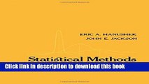 [Popular Books] Statistical Methods for Social Scientists (Quantitative Studies in Social
