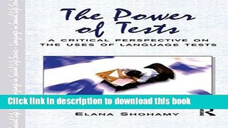 [Popular Books] The Power of Tests Full