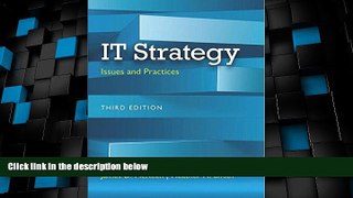 Big Deals  IT Strategy: Issues and Practices (3rd Edition)  Best Seller Books Best Seller