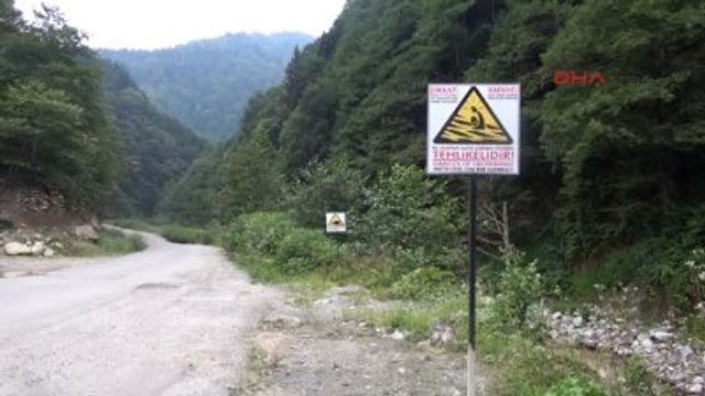 Rize Senoz Vadisi'nde Hes Firmalarından Vatandaşa Dere Uyarısı