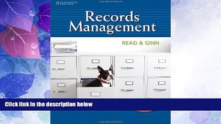 READ FREE FULL  Records Management (Advanced Office Systems   Procedures)  READ Ebook Full Ebook