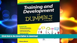 FAVORIT BOOK Training and Development For Dummies READ EBOOK