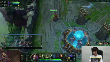 SKT T1 Coach Kkoma Stream Playing Singed Toplane - S6 Diamond Korea [Patch 6.14]