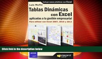 Must Have  Tablas dinÃ¡micas con excel aplicadas a la mejora de la gestiÃ³n empresarial (Spanish