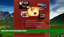 Must Have  Service Management: Operations, Strategy, Information Technology w/Student CD  READ