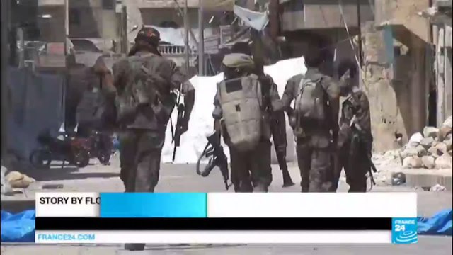 War in Syria: US-backed fighters celebrate victory over IS in Manbij