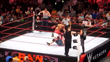 Download Video: [Dark Match]WWE  John Cena , Roman Reigns and Dean Ambrose Vs Seth Rollins , AJ Styles and Kevin Owens