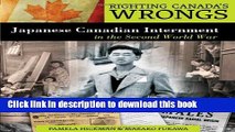 [Popular] Books Righting Canada s Wrongs: Japanese Canadian Internment in the Second World War