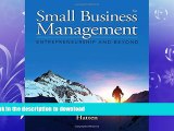 READ THE NEW BOOK Small Business Management: Entrepreneurship and Beyond READ EBOOK