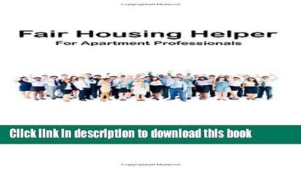 [PDF] Fair Housing Helper for Apartment Professionals Book Free