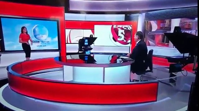 Presentadora del tiempo no puede parar de reír y se hace viral