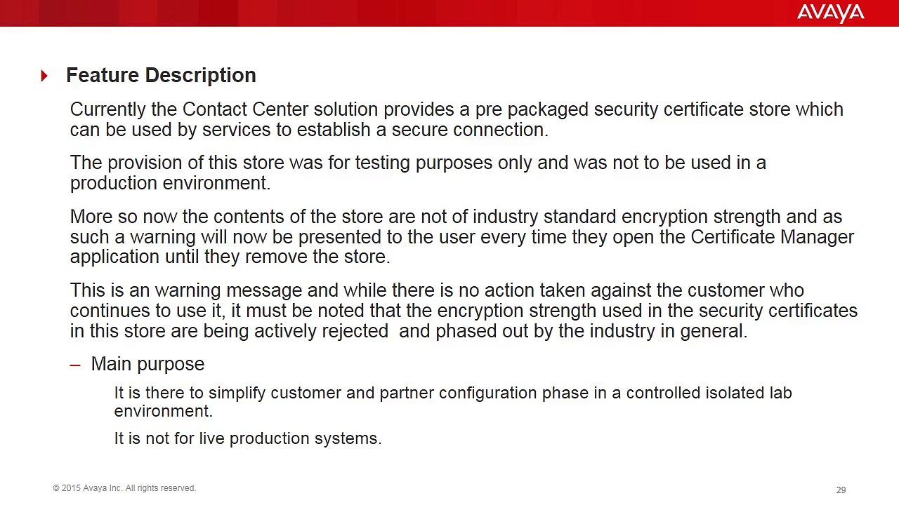 Avaya Aura® Contact Center and Contact Center Select 7 0 Knowledge Transfer Part 2