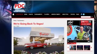  PDC Coming Back To Las Vegas In July 2017