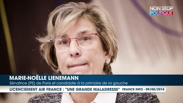Licenciement d'un salarié d'Air France : une grande maladresse pour Marie-Noëlle Lienemann