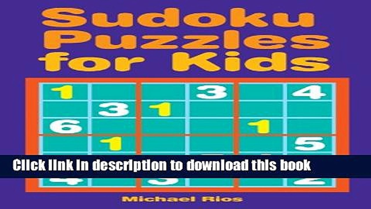 [Popular Books] Sudoku Puzzles for Kids Free Online