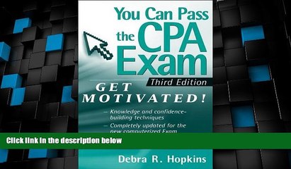 Big Deals  You Can Pass the CPA Exam: Get Motivated  Best Seller Books Most Wanted