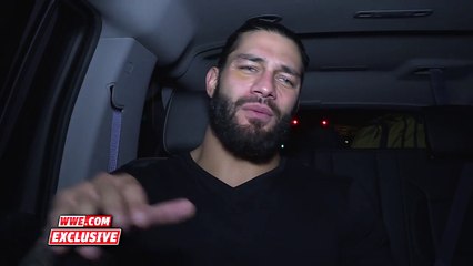 Roman Reigns boards a Private Chopper
